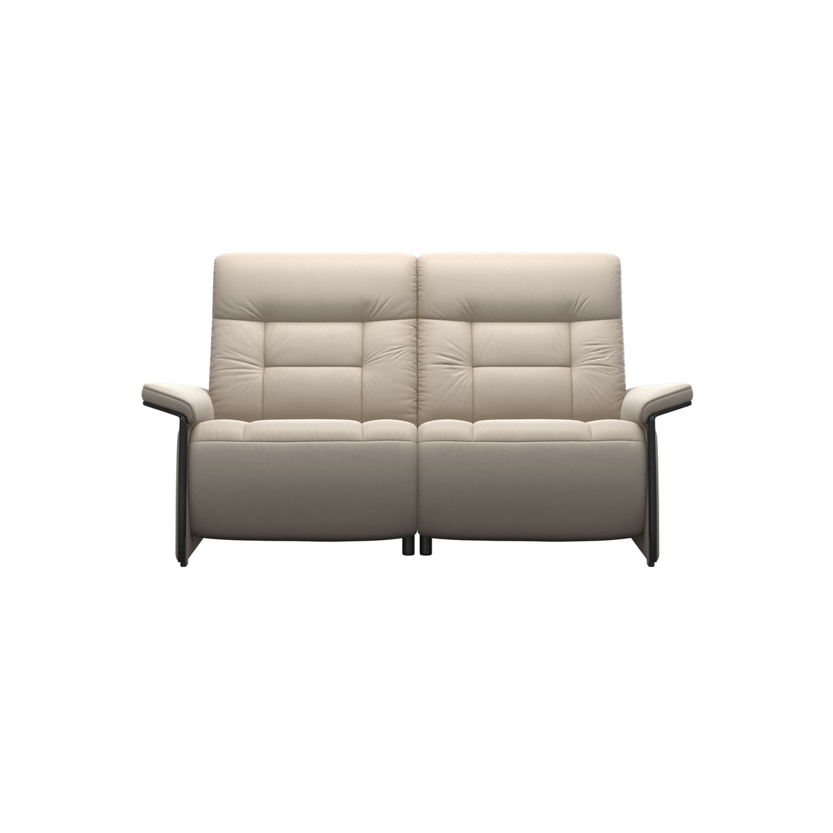 Mary Wood 2-Seat - Paloma Fog - Black