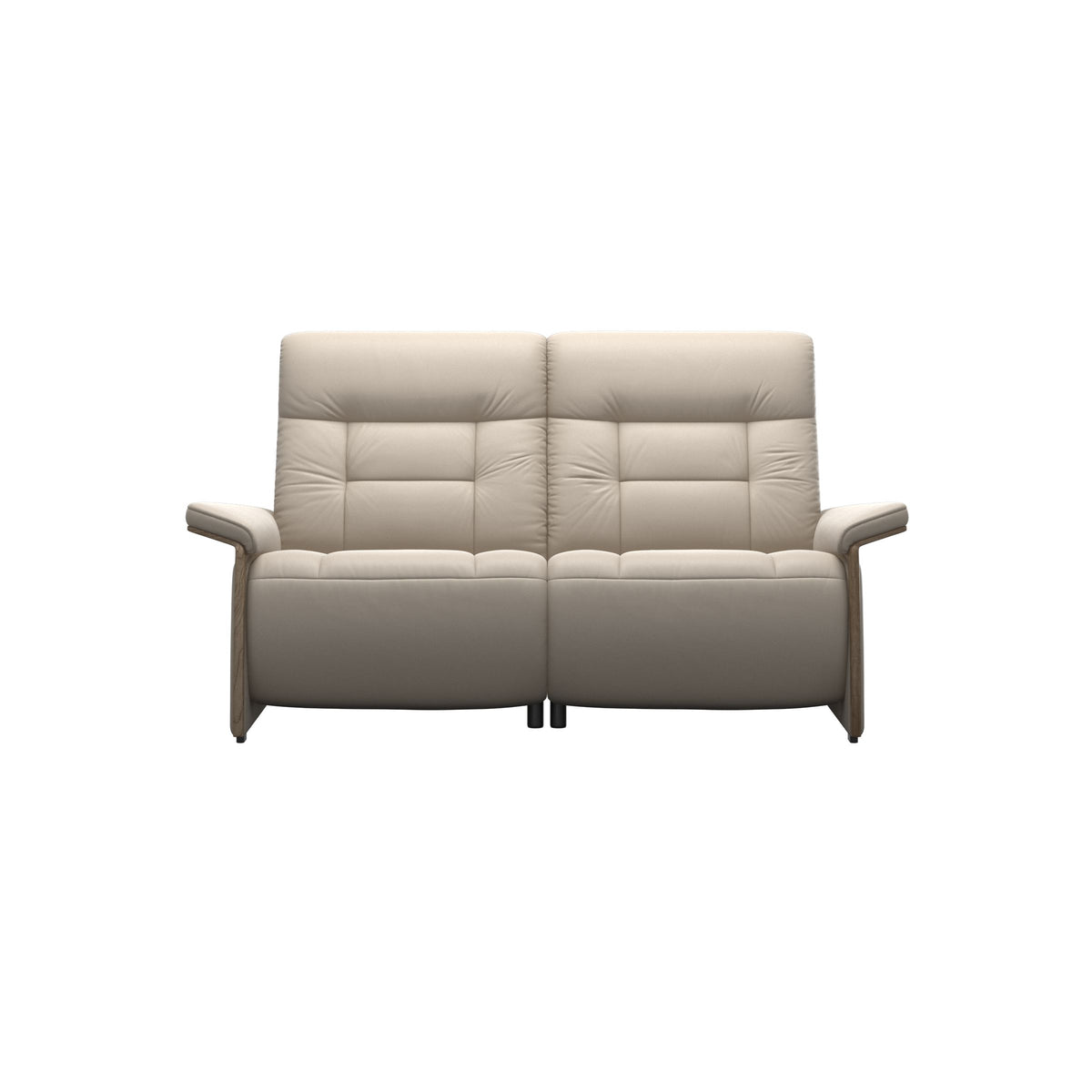 Mary Wood 2-Seat - Paloma Fog - Smoked Oak
