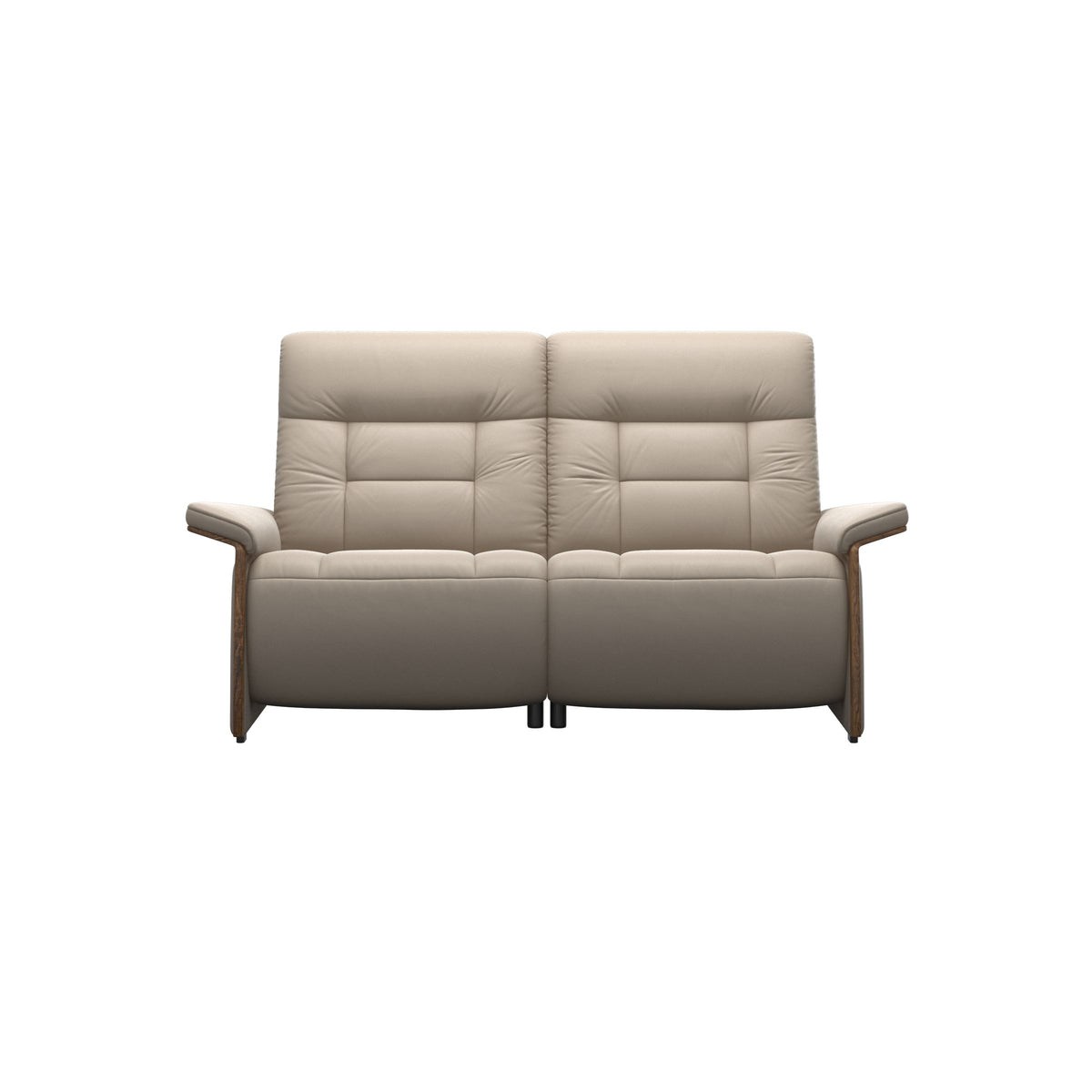 Mary Wood 2-Seat - Paloma Mushroom - Teak