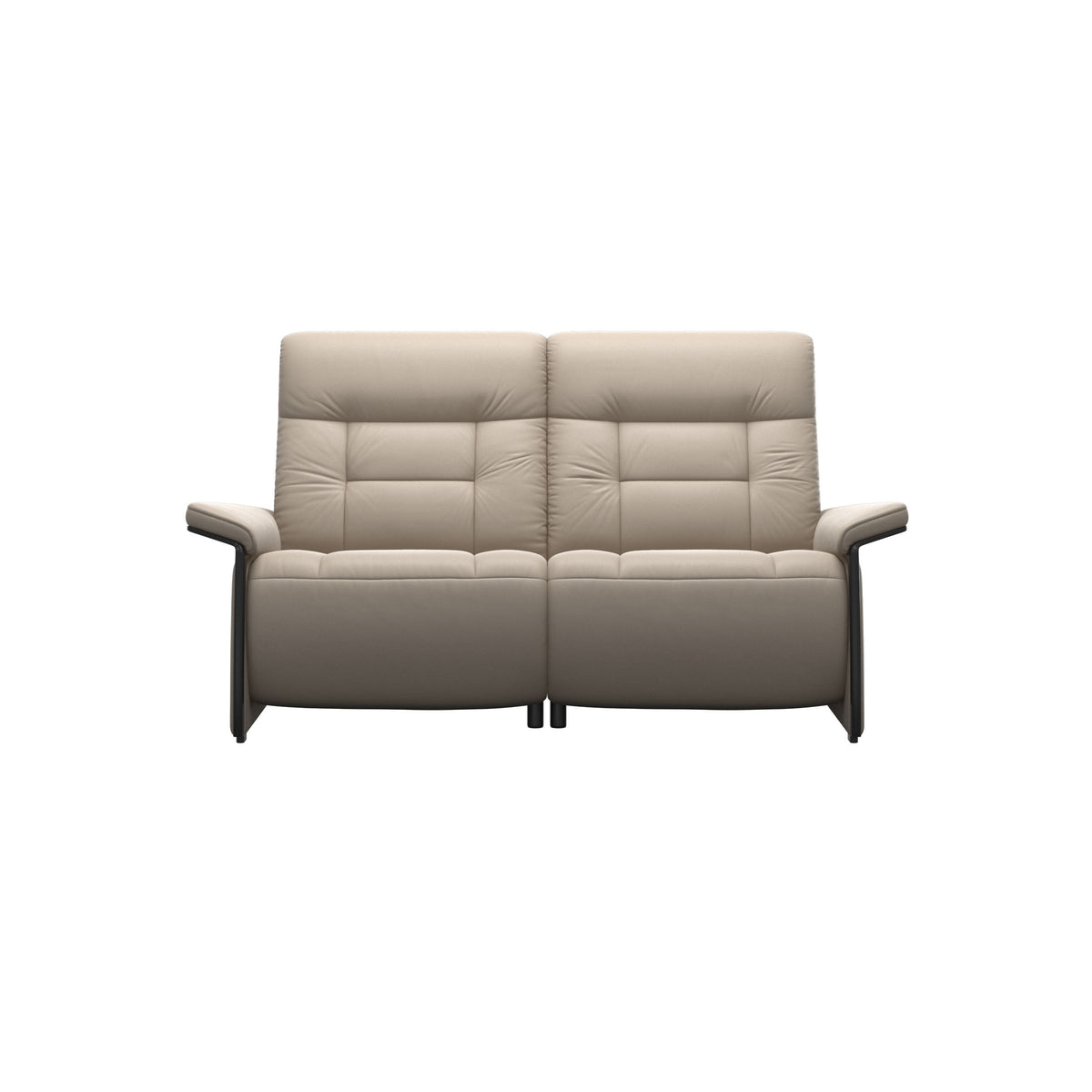 Mary Wood 2-Seat - Paloma Mushroom - Black