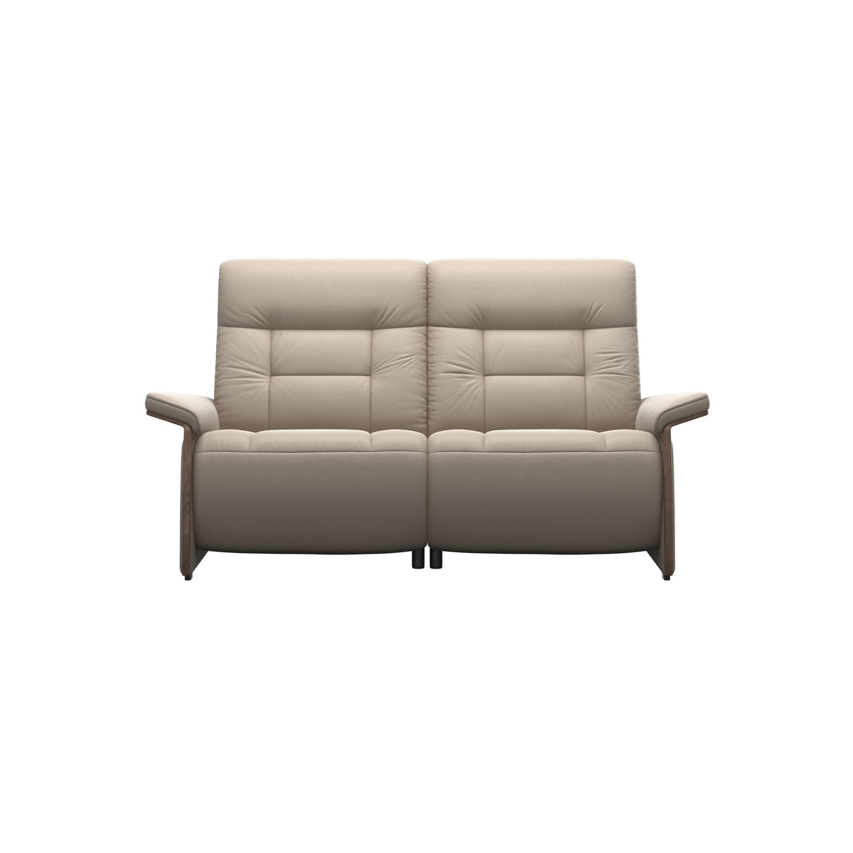 Mary Wood 2-Seat - Paloma Mushroom - Walnut
