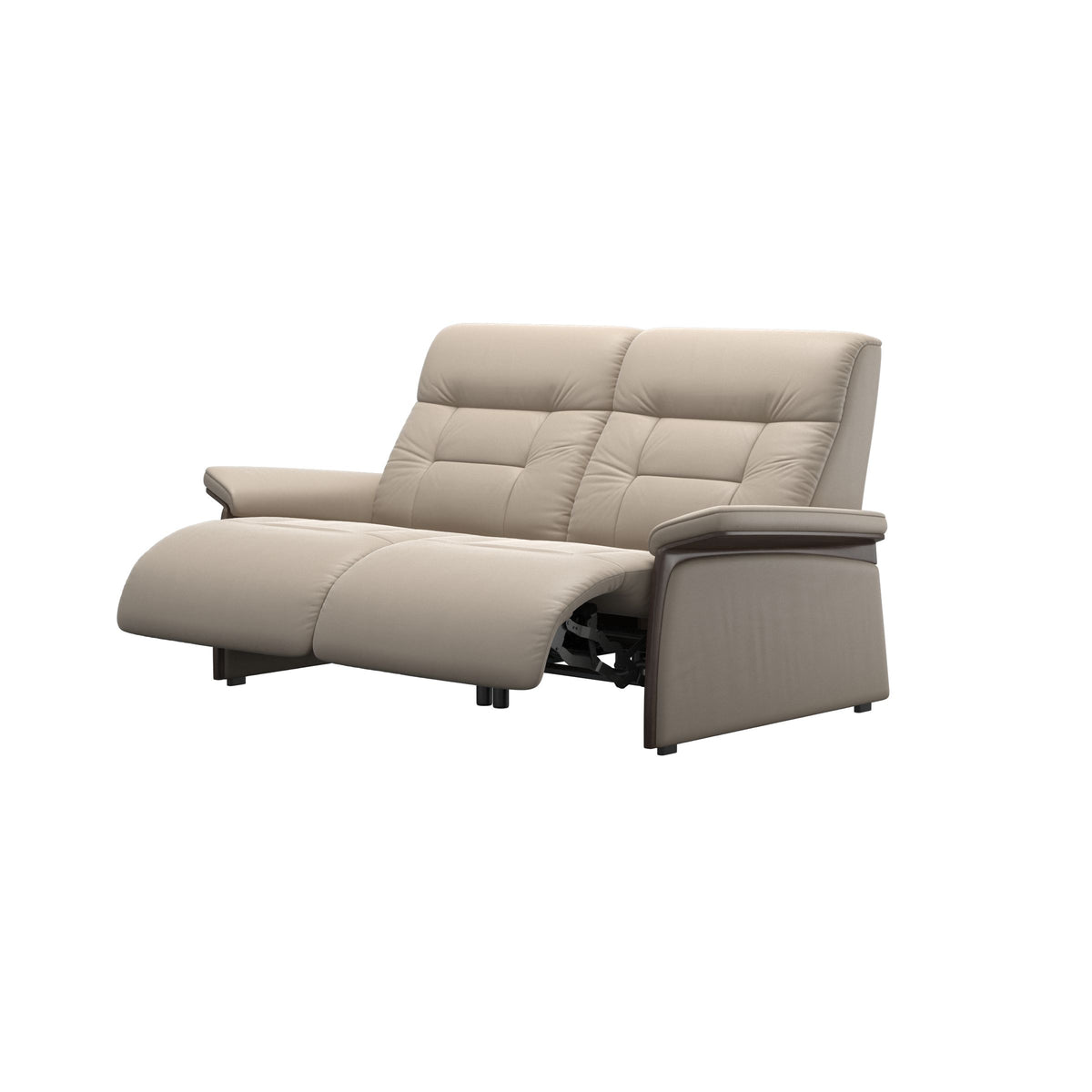 Mary Wood 2-Seat - Paloma Mushroom - Wenge