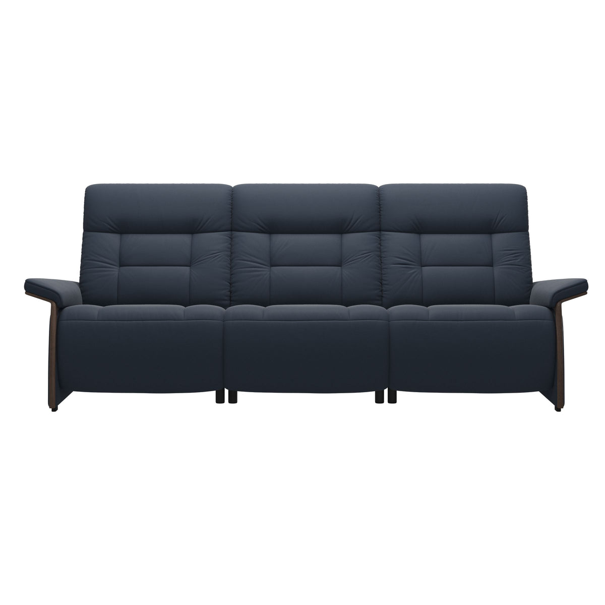 Mary Wood 3-Seat - Paloma Oxford Blue - Wenge
