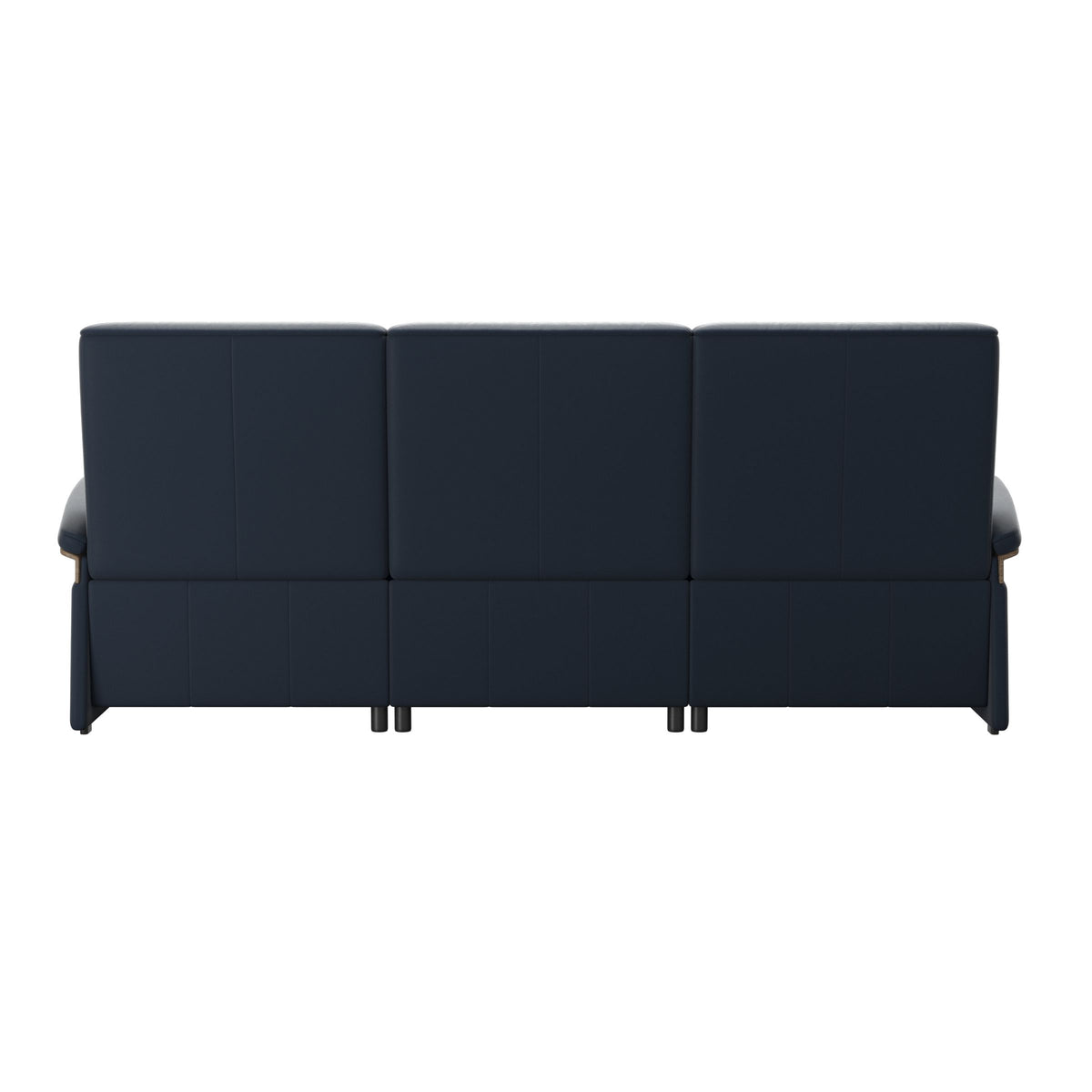 Mary Wood 3-Seat - Paloma Oxford Blue - Smoked Oak