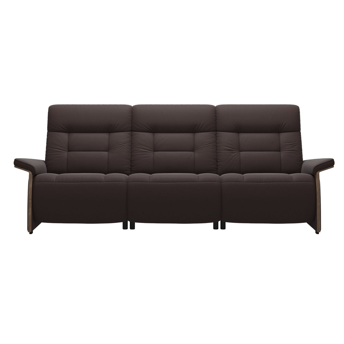 Mary Wood 3-Seat - Paloma Chocolate - Walnut
