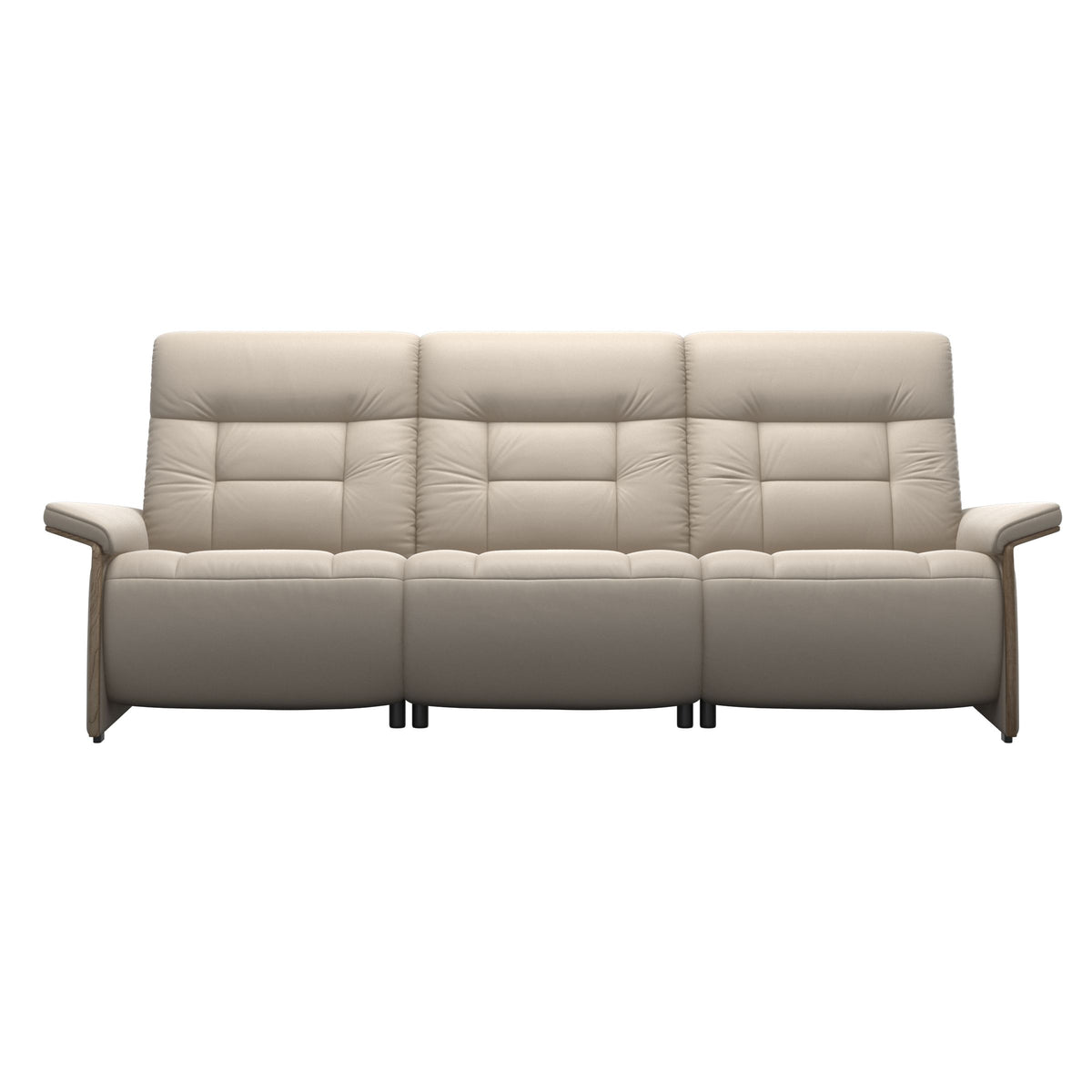 Mary Wood 3-Seat - Paloma Fog - Smoked Oak