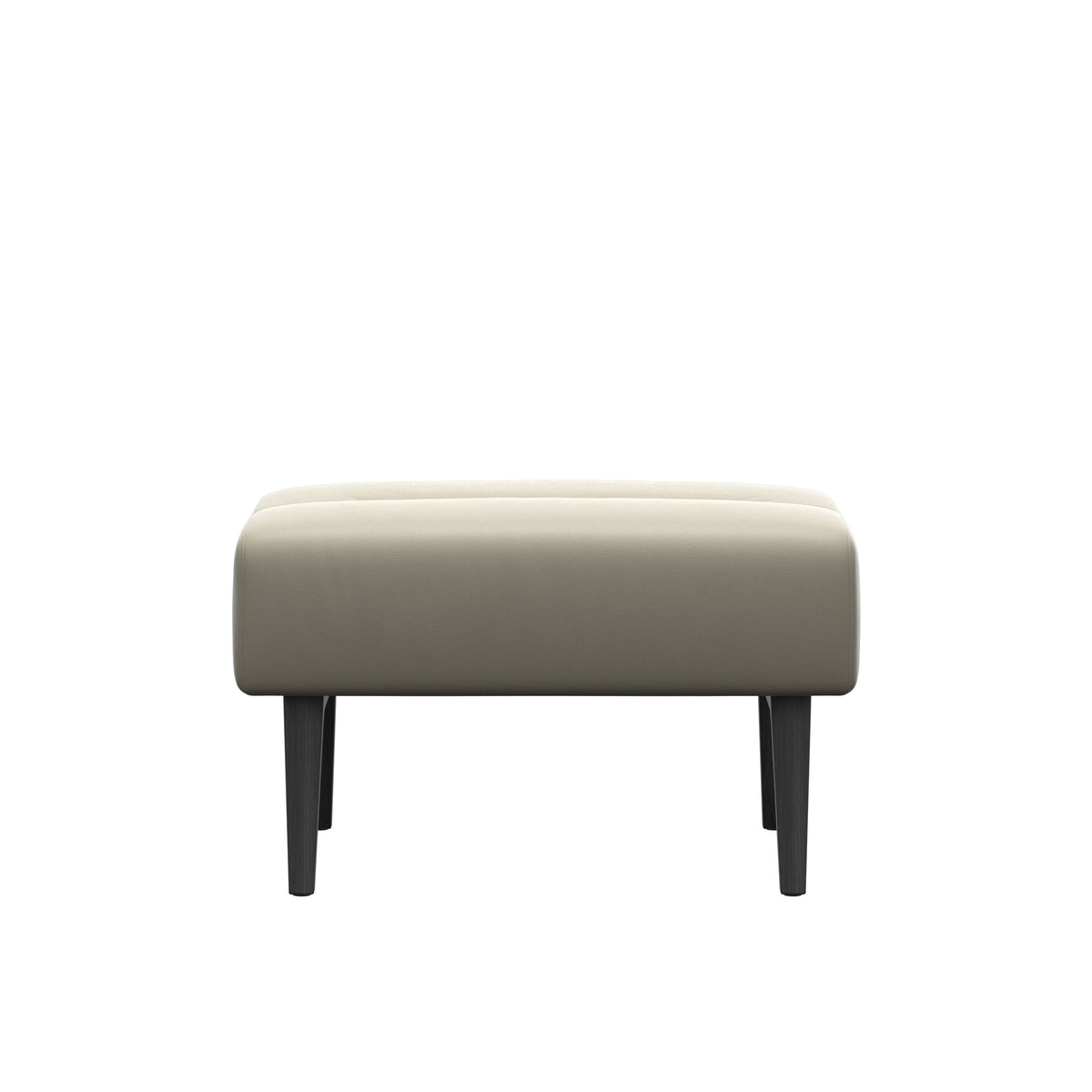 Stella Wood - Ottoman - Paloma Light Grey - Grey - Medium