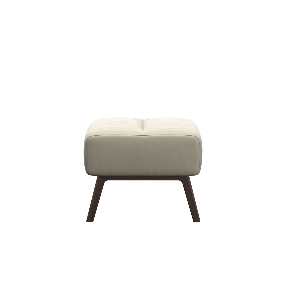 Stella Wood - Ottoman - Paloma Light Grey - Wenge - Medium