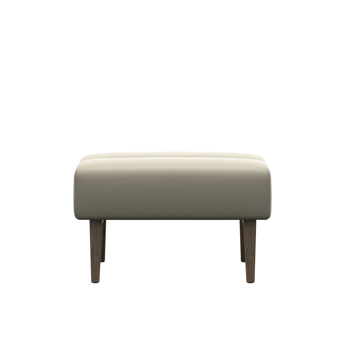 Stella Wood - Ottoman - Paloma Light Grey - Smoked Oak - Medium