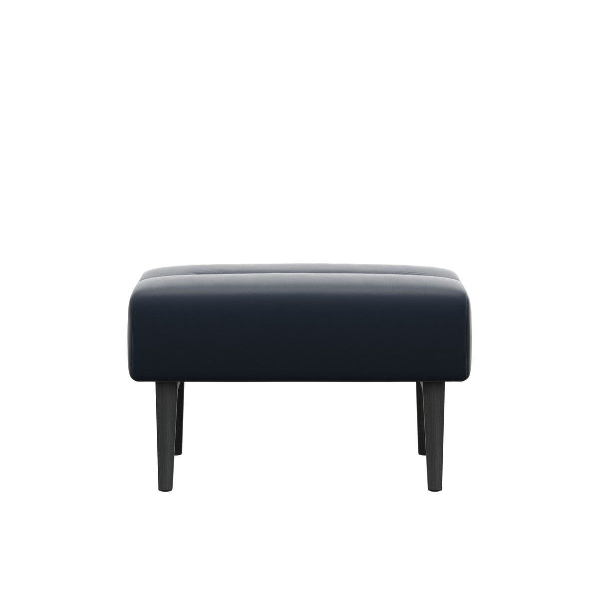 Stella Wood - Ottoman - Paloma Oxford Blue - Grey - Medium