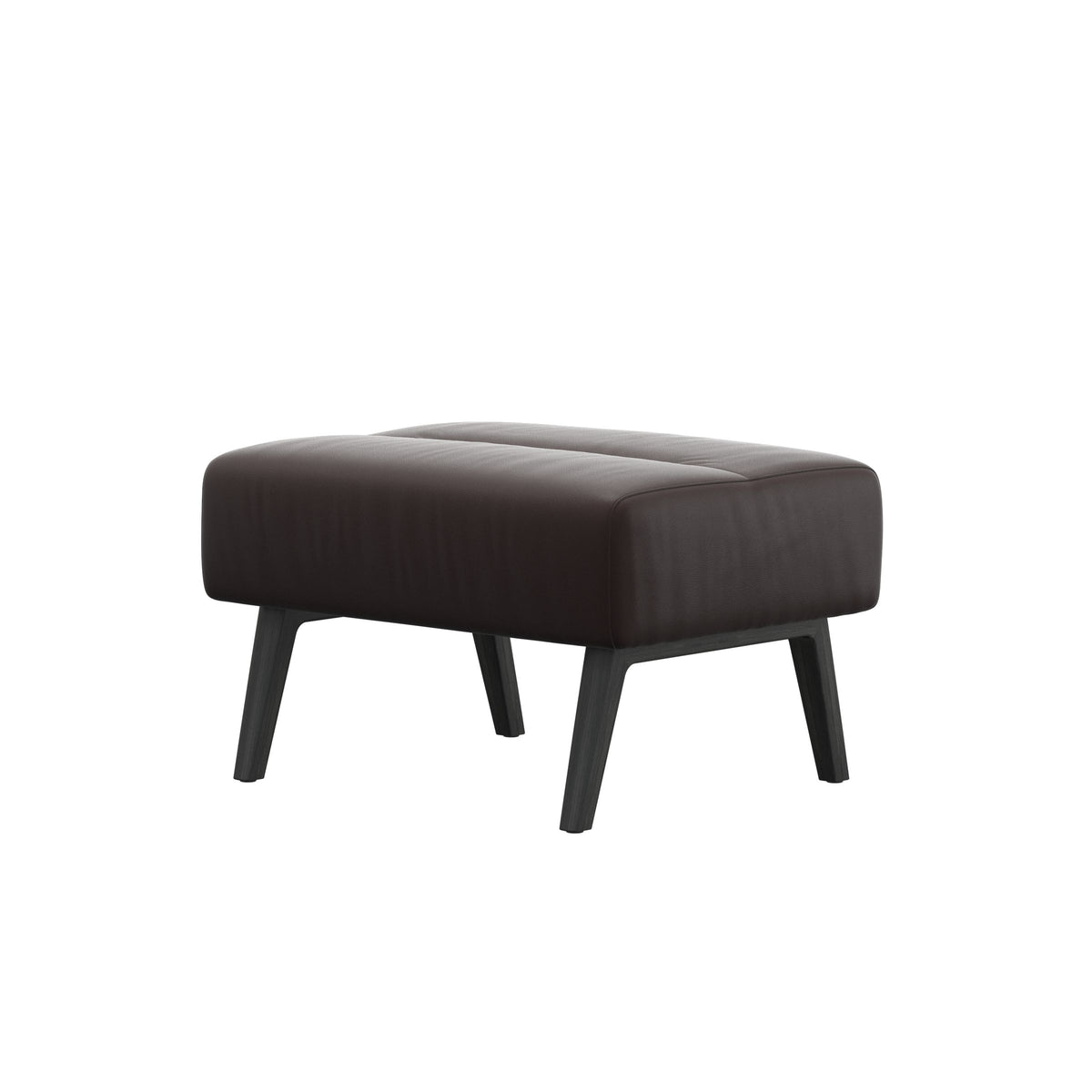 Stella Wood - Ottoman - Paloma Chocolate - Grey - Medium