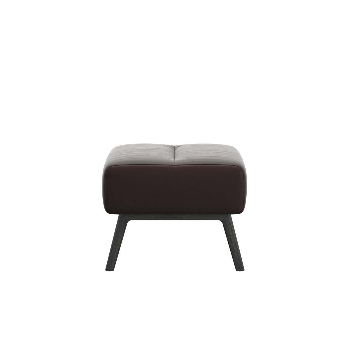 Stella Wood - Ottoman - Paloma Chocolate - Grey - Medium