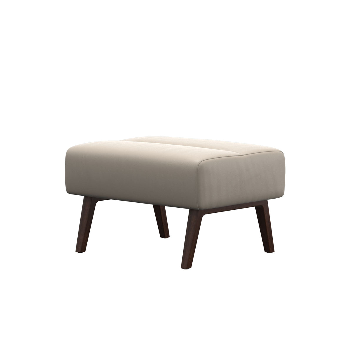 Stella Wood - Ottoman - Paloma Fog - Brown - Medium