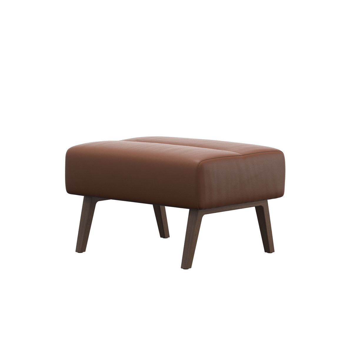 Stella Wood - Ottoman - Paloma New cognac - Walnut - Medium