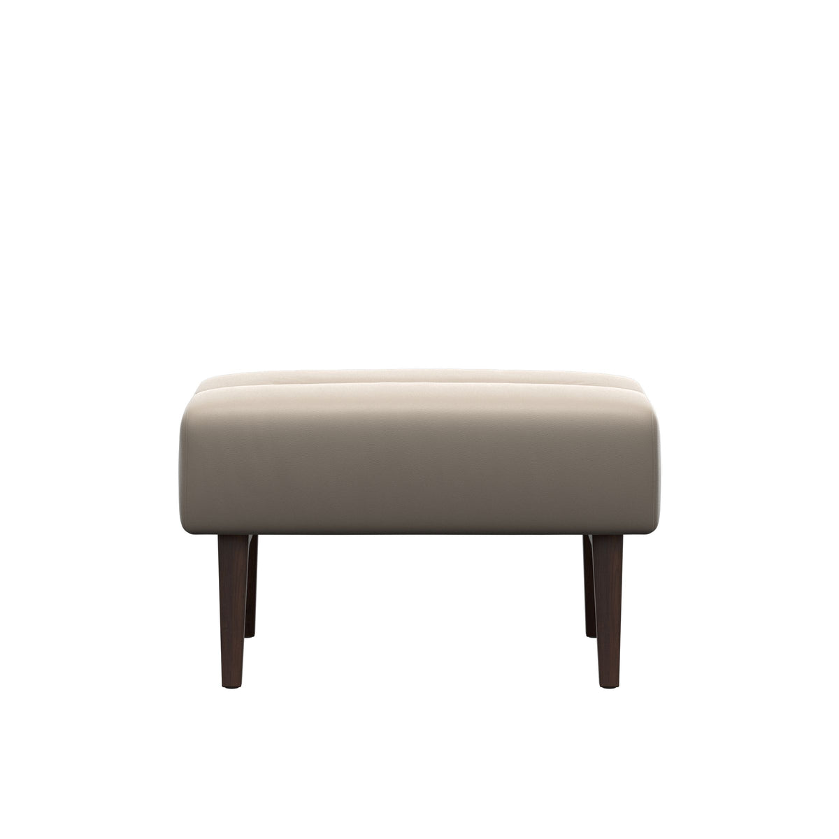 Stella Wood - Ottoman - Paloma Mushroom - Brown - Medium