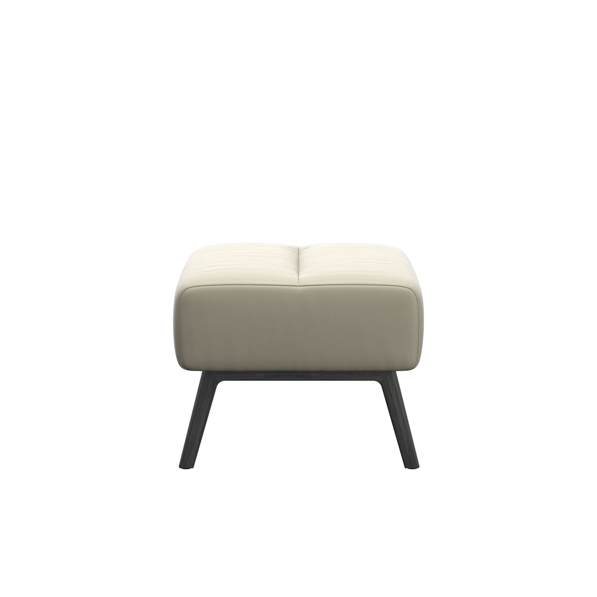 Stella Wood - Ottoman - Paloma Light Grey - Grey - Large