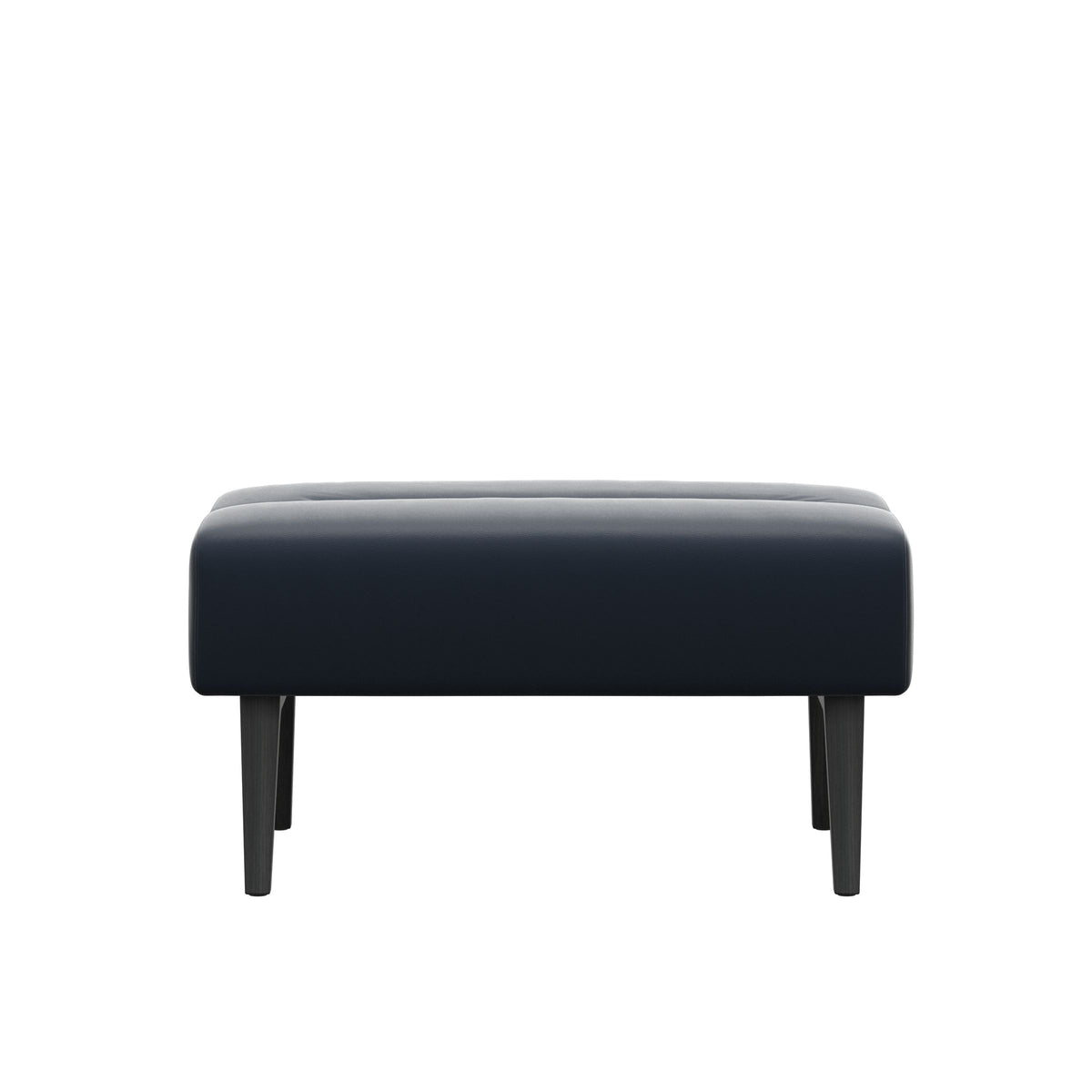 Stella Wood - Ottoman - Paloma Oxford Blue - Grey - Large