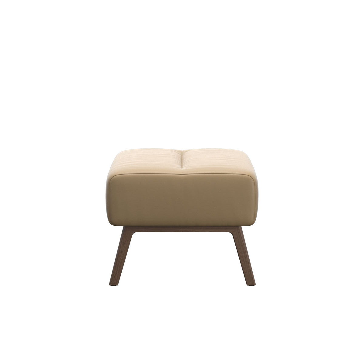 Stella Wood - Ottoman - Paloma Sand - Walnut - Large