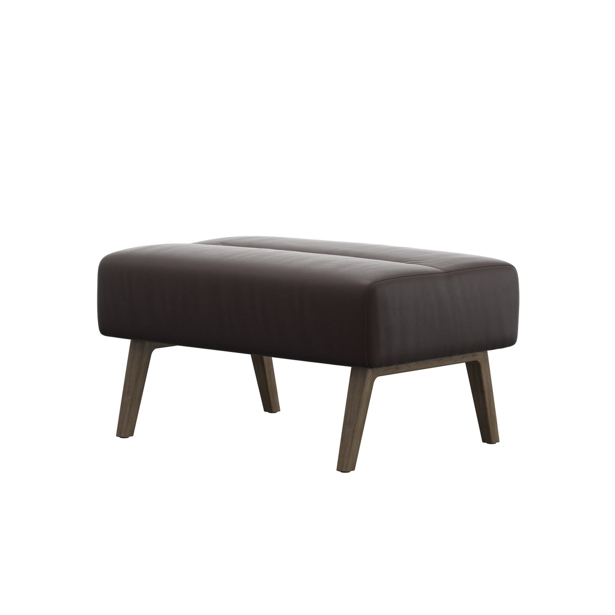 Stella Wood - Ottoman - Paloma Chocolate - Smoked Oak - Large
