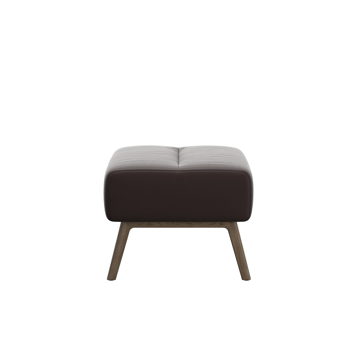Stella Wood - Ottoman - Paloma Chocolate - Smoked Oak - Large