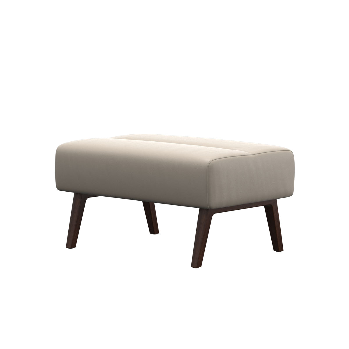 Stella Wood - Ottoman - Paloma Fog - Brown - Large