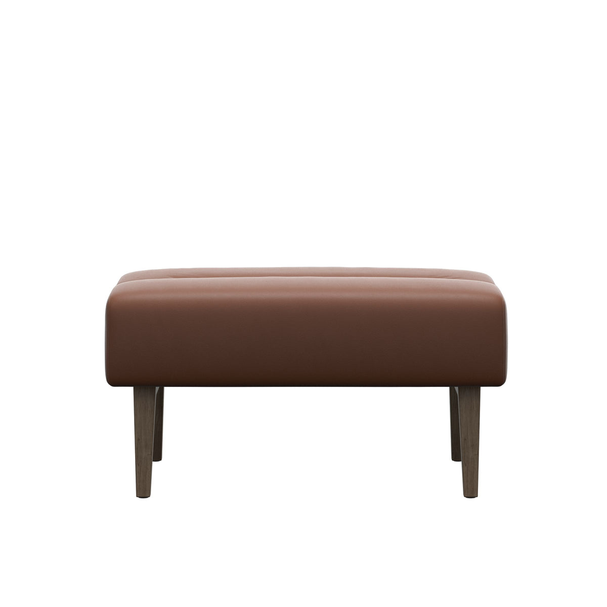 Stella Wood - Ottoman - Paloma New cognac - Smoked Oak - Large
