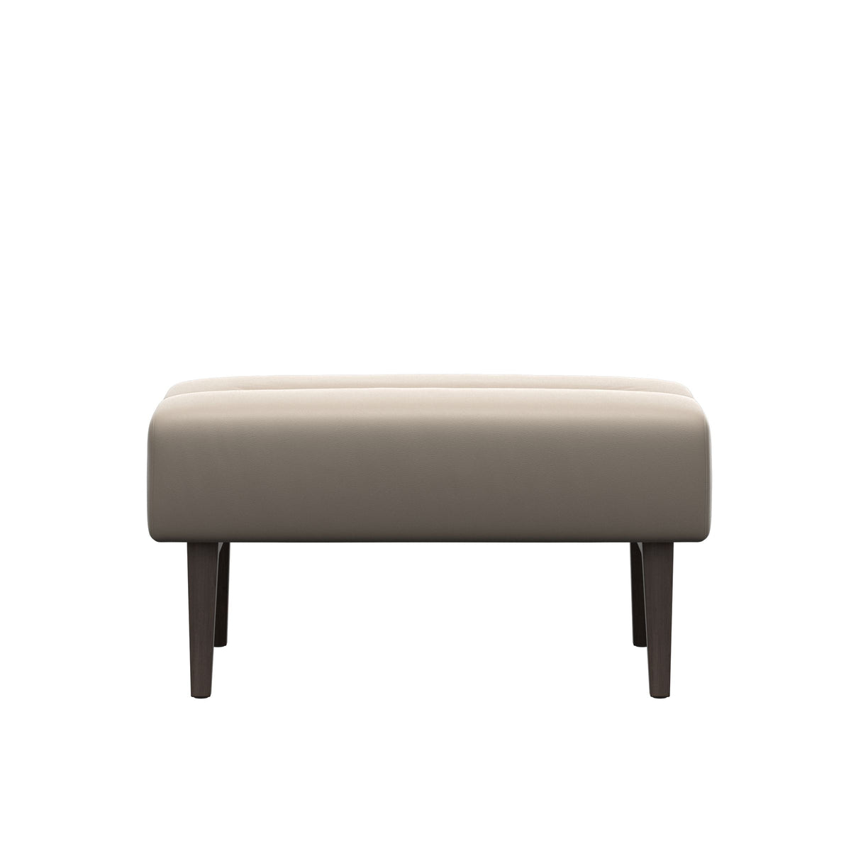 Stella Wood - Ottoman - Paloma Mushroom - Wenge - Large