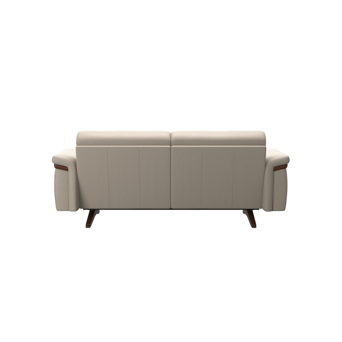 Stella Wood - 2-Seater Sofa - Paloma Fog - Brown