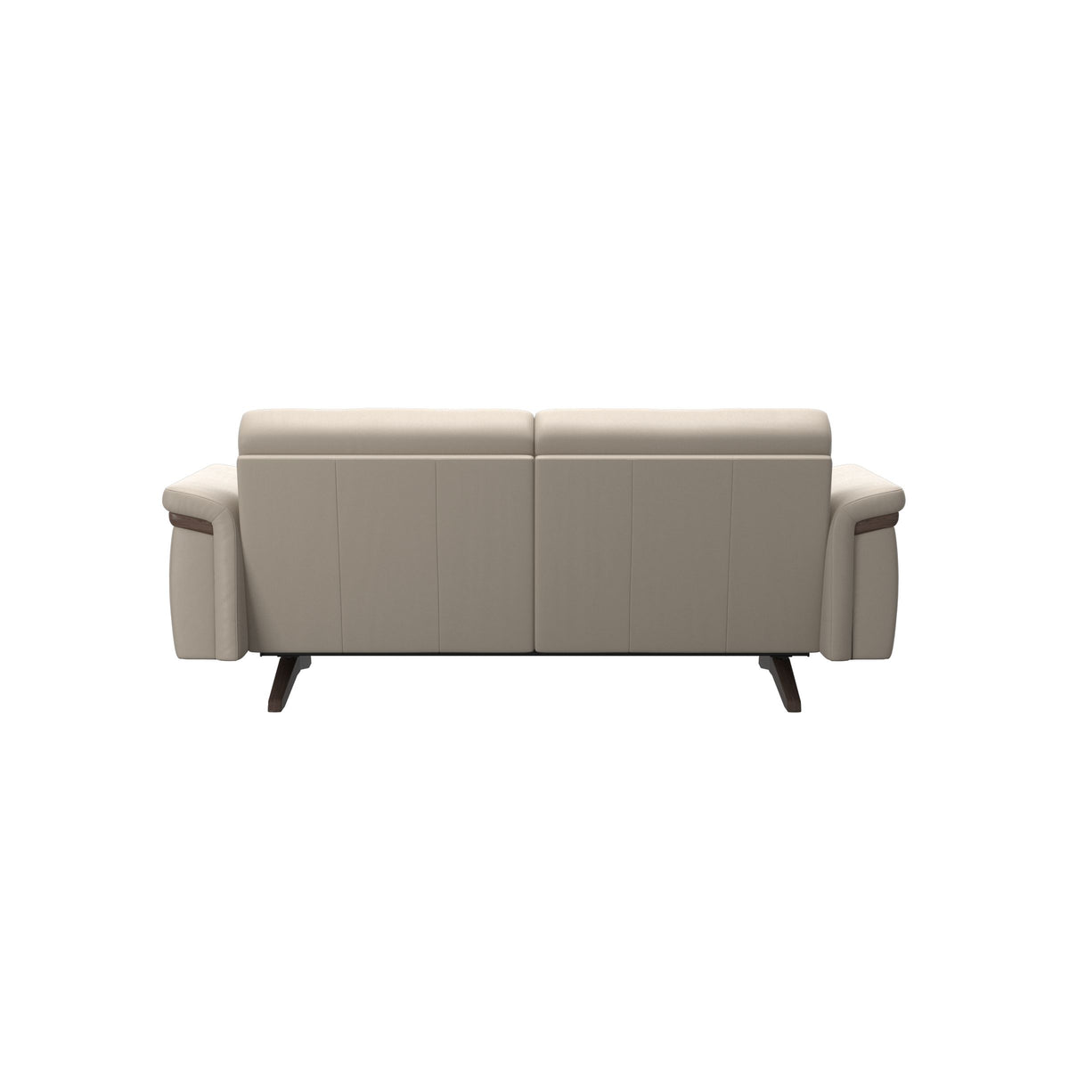 Stella Wood - 2-Seater Sofa - Paloma Fog - Wenge