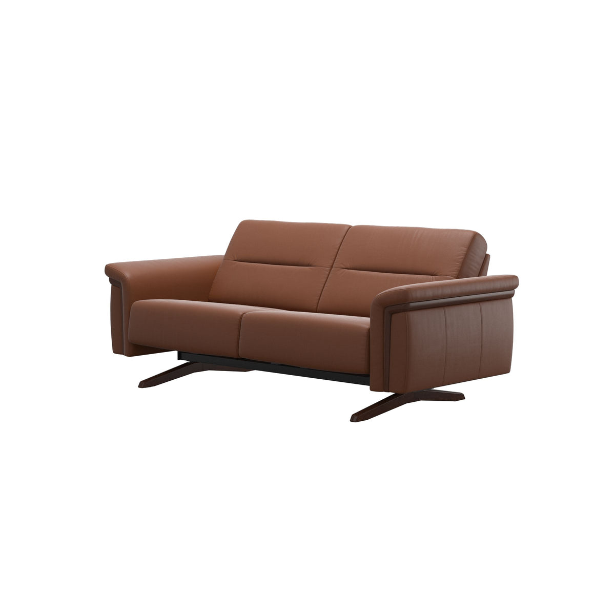 Stella Wood - 2-Seater Sofa - Paloma New cognac - Brown