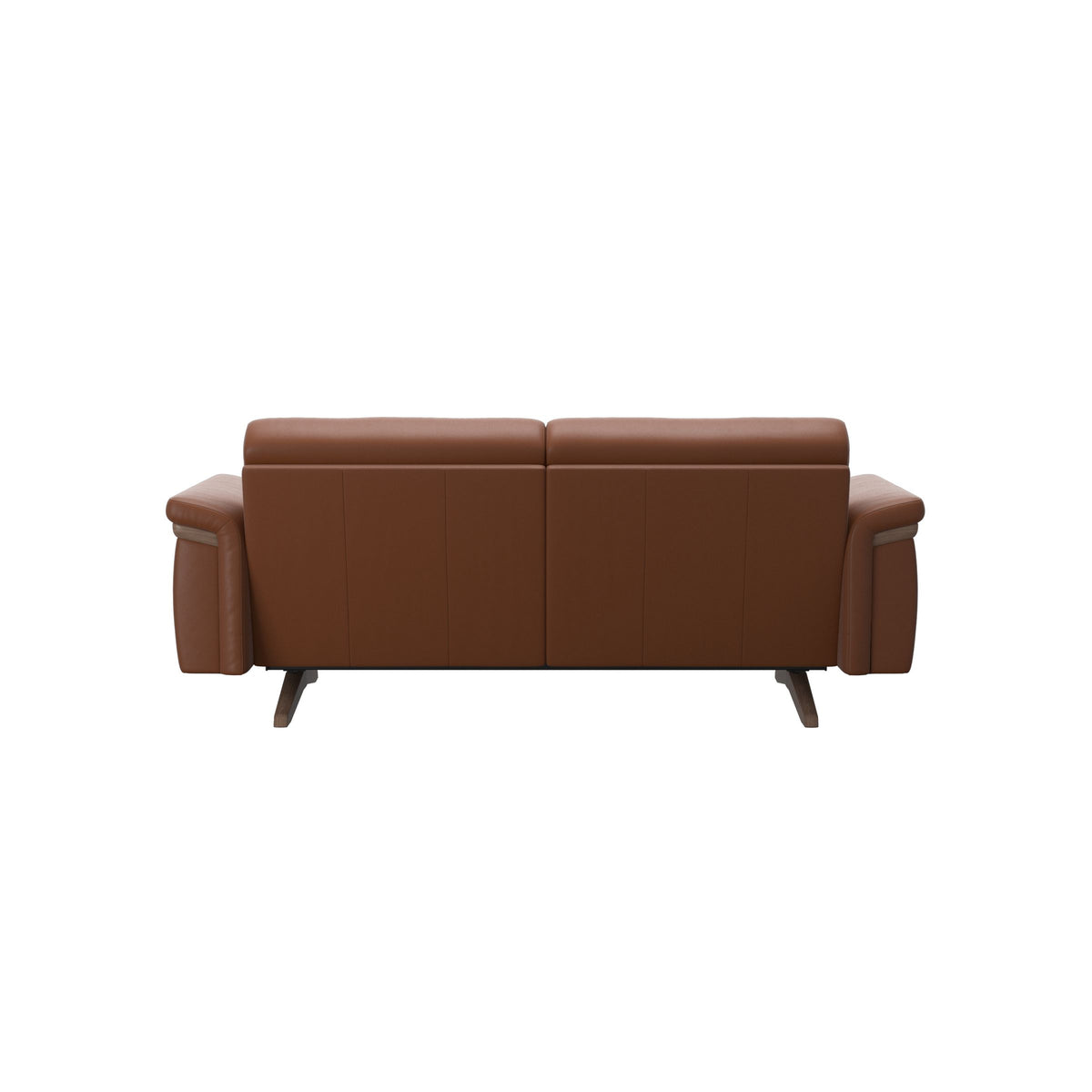 Stella Wood - 2-Seater Sofa - Paloma New cognac - Walnut