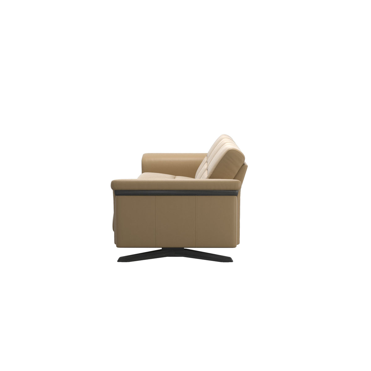 Stella Wood - 3-Seater Sofa - Paloma Sand - Grey