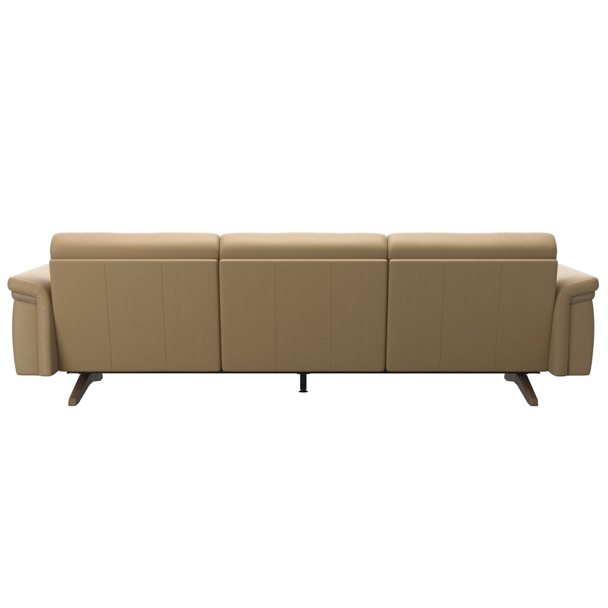 Stella Wood - 3-Seater Sofa - Paloma Sand - Smoked Oak