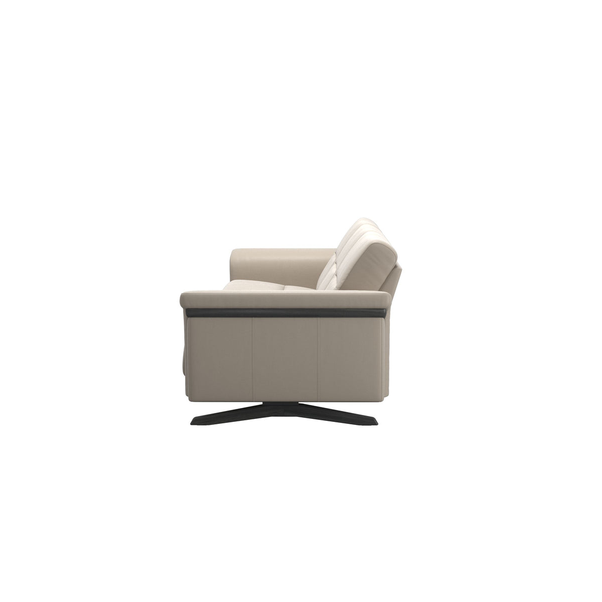 Stella Wood - 3-Seater Sofa - Paloma Fog - Grey