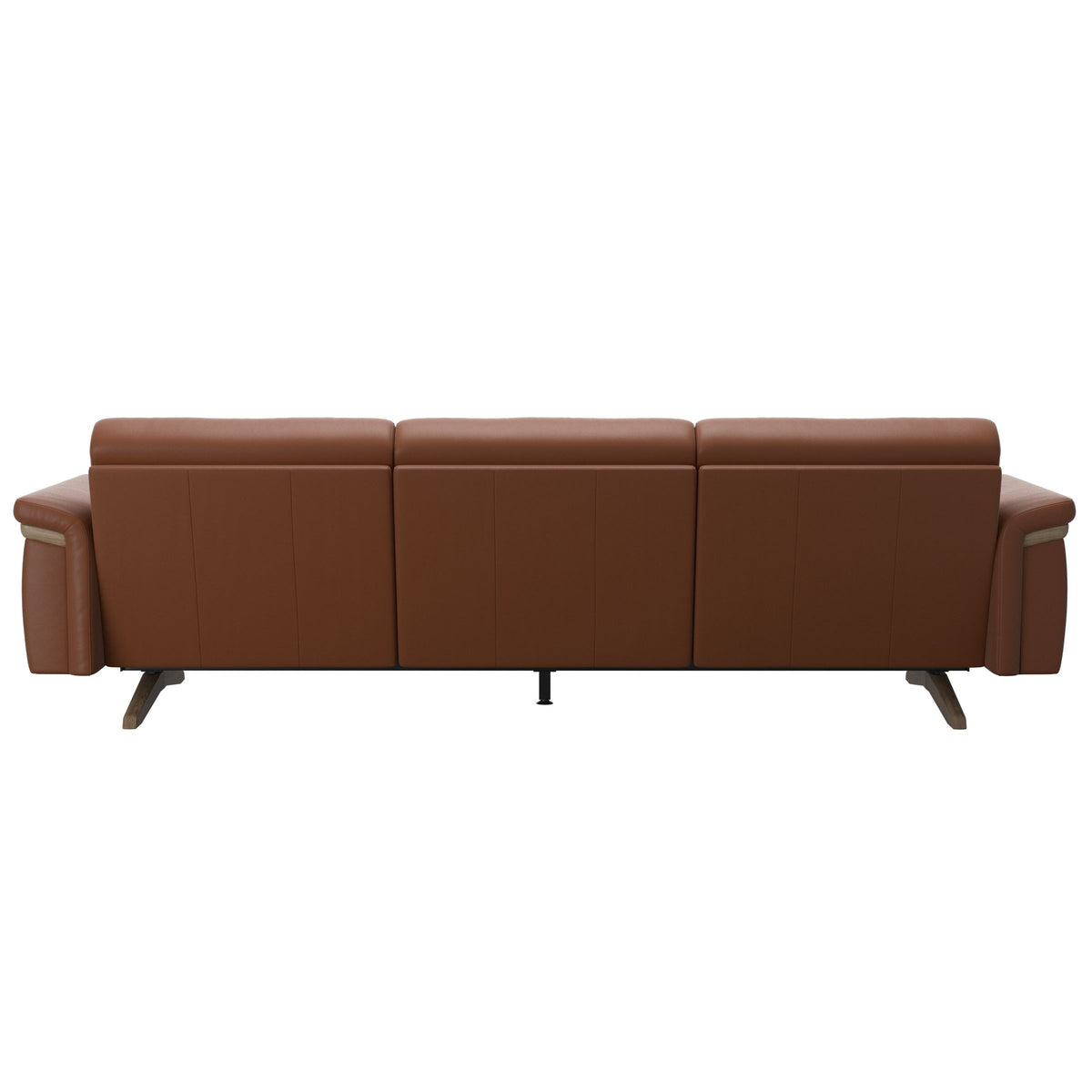 Stella Wood - 3-Seater Sofa - Paloma New cognac - Smoked Oak