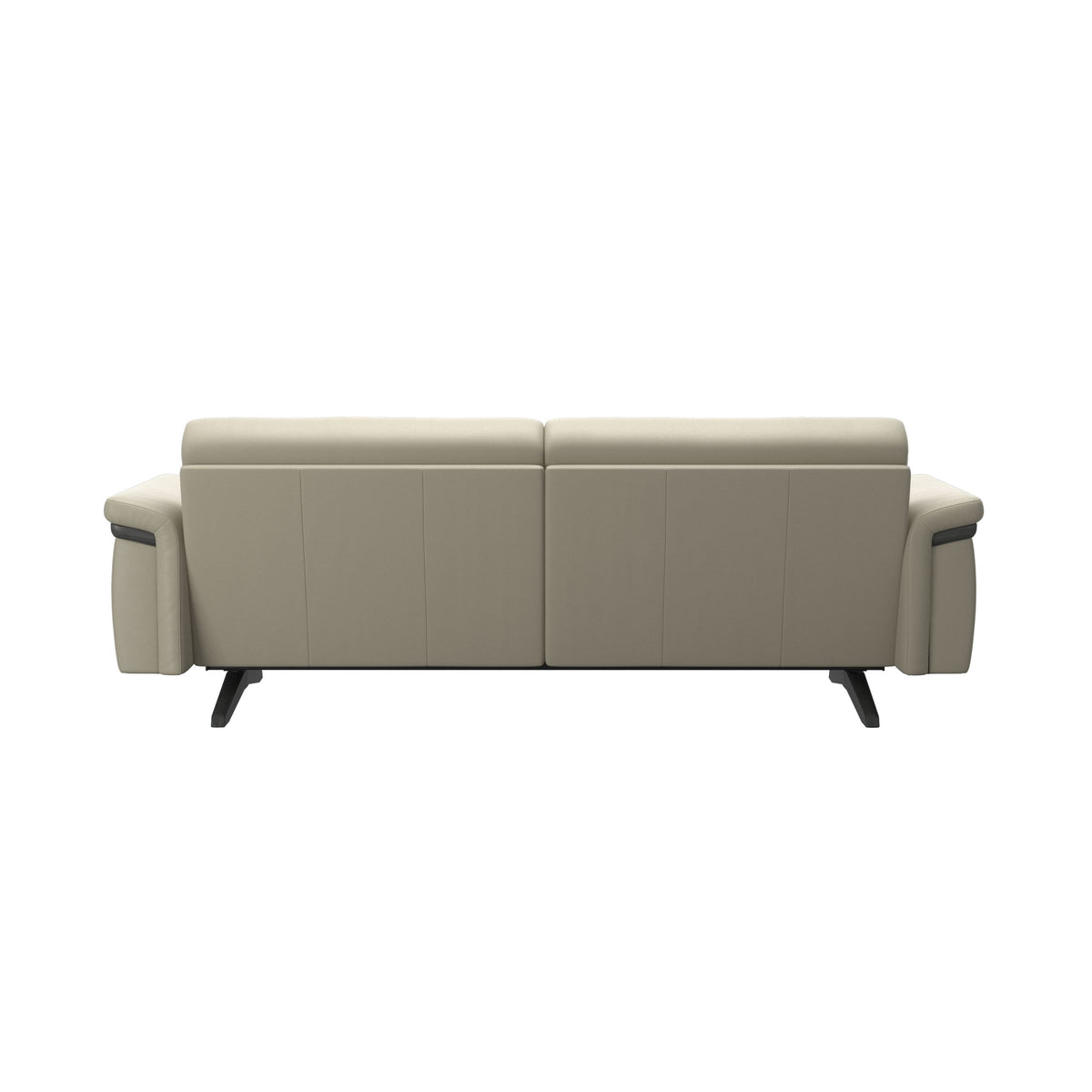 Stella Wood - 2.5-Seater Sofa - Paloma Light Grey - Grey