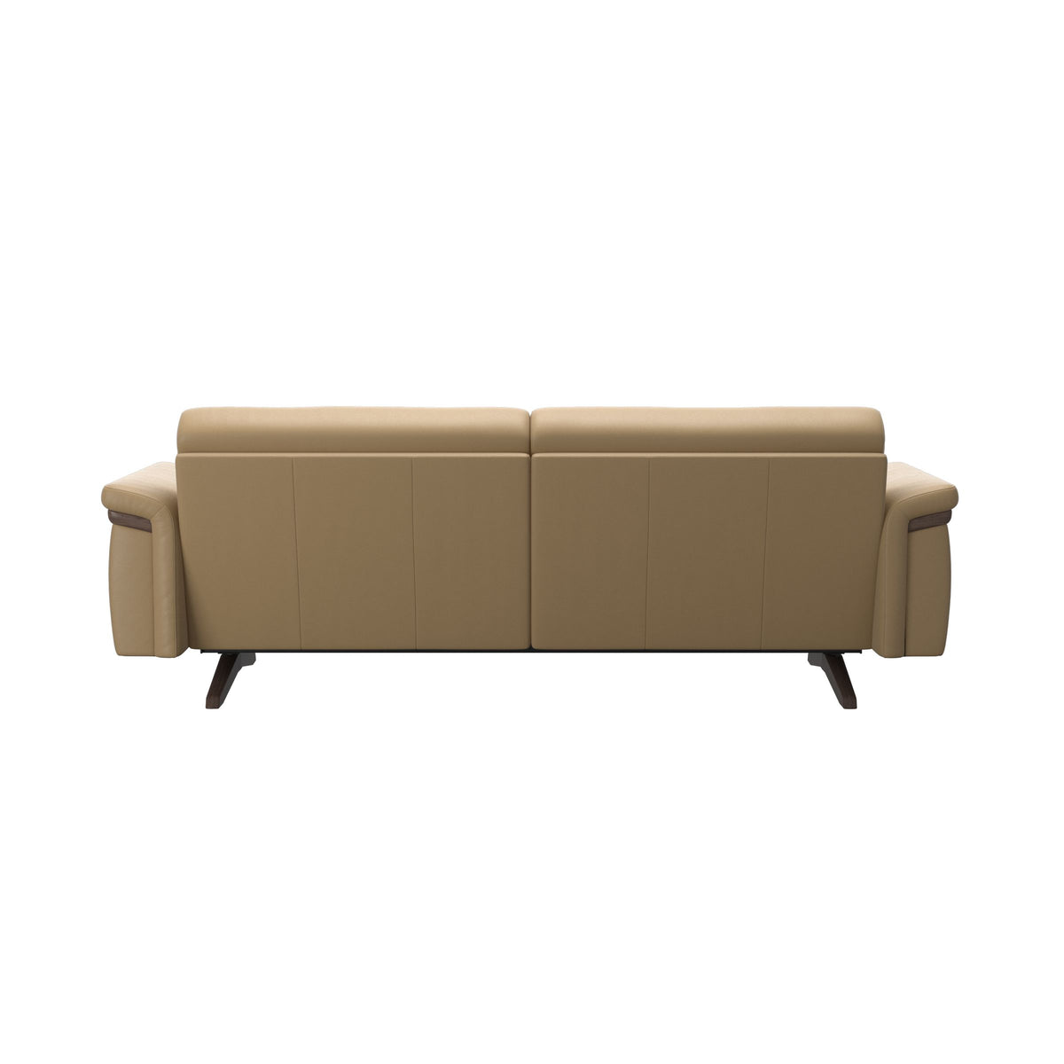 Stella Wood - 2.5-Seater Sofa - Paloma Sand - Wenge