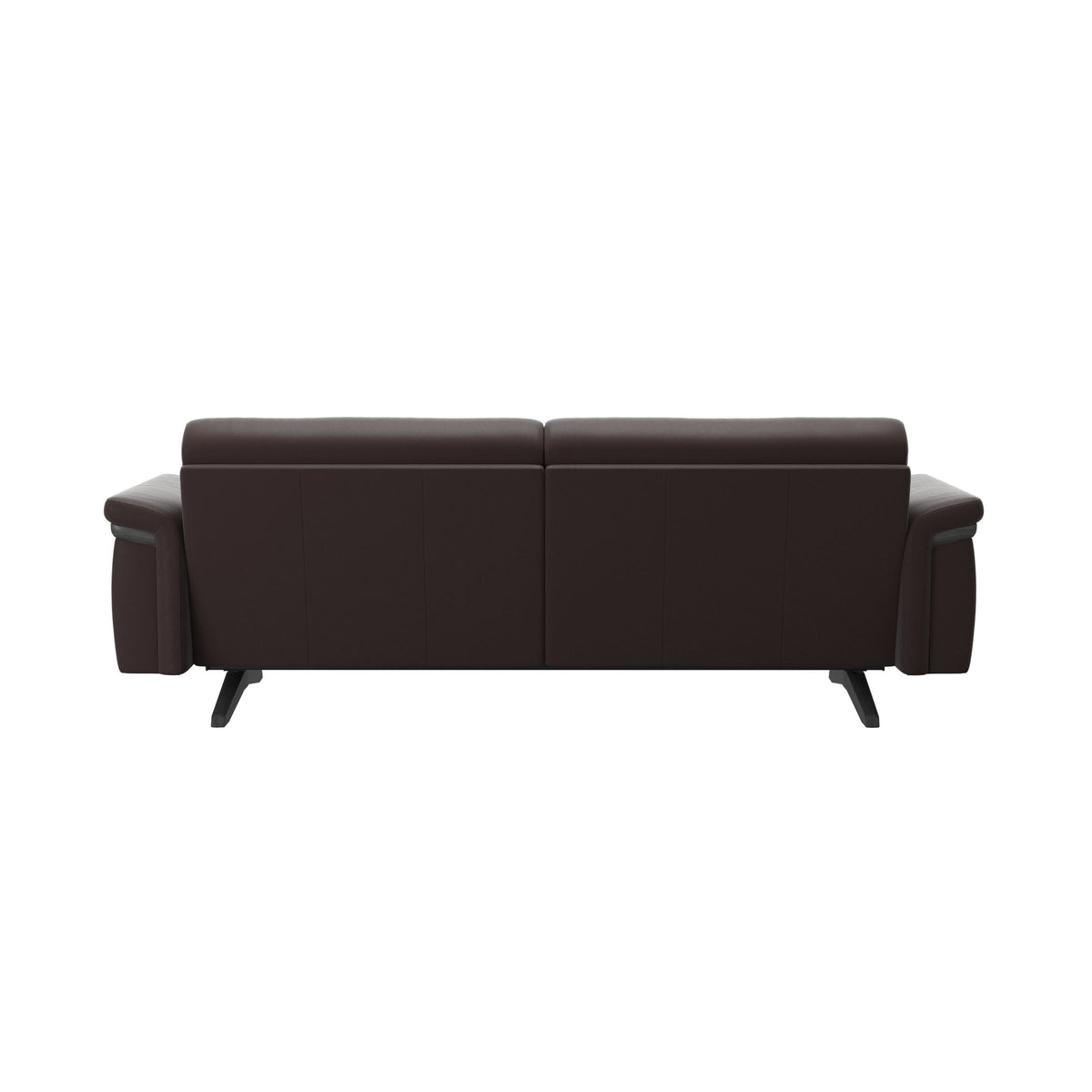 Stella Wood - 2.5-Seater Sofa - Paloma Chocolate - Grey