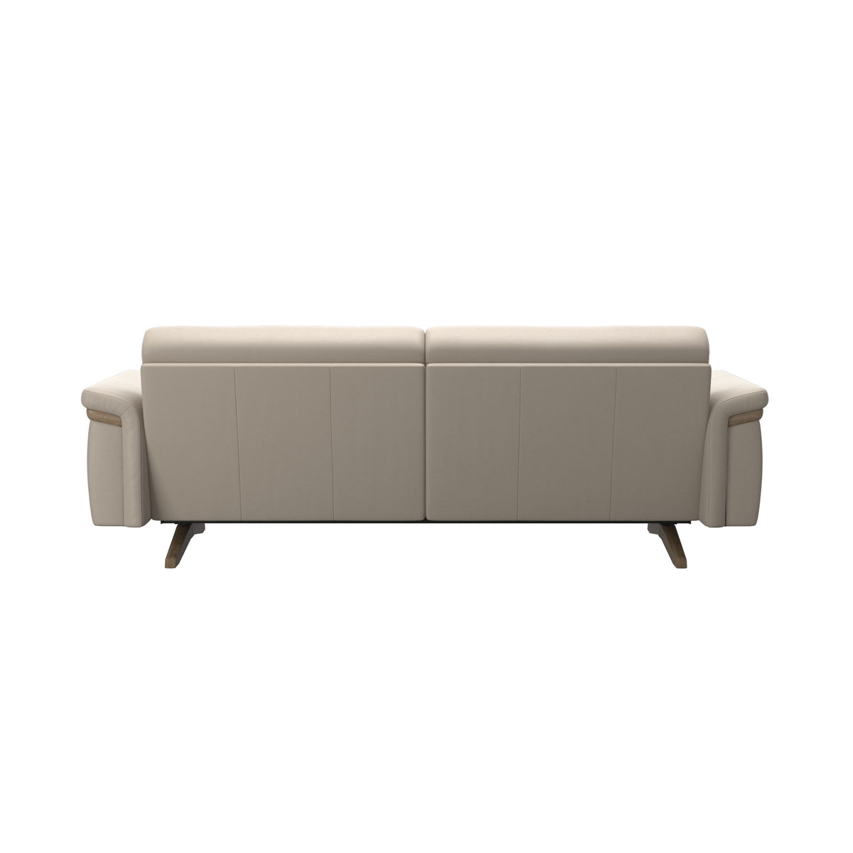 Stella Wood - 2.5-Seater Sofa - Paloma Fog - Smoked Oak