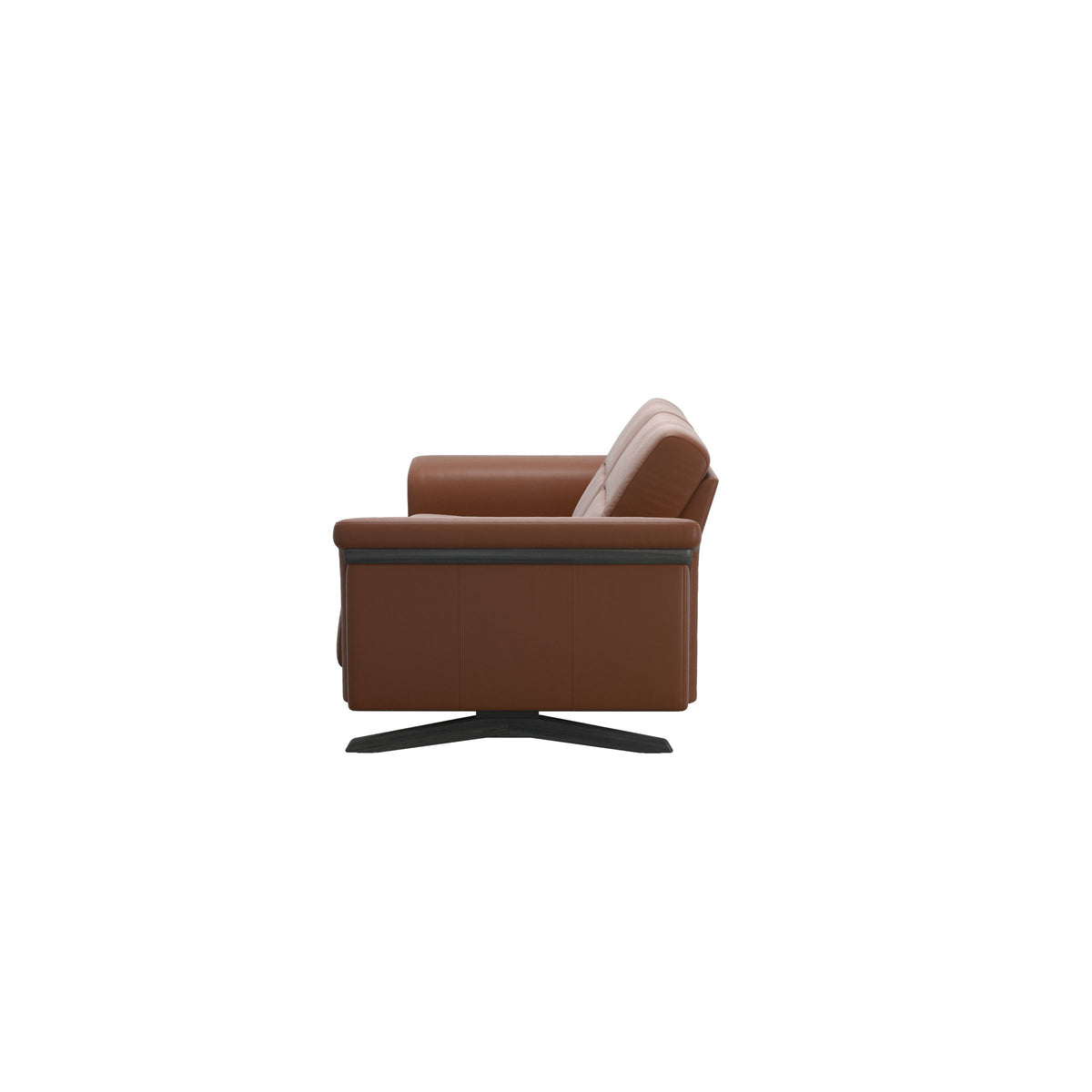 Stella Wood - 2.5-Seater Sofa - Paloma New cognac - Grey