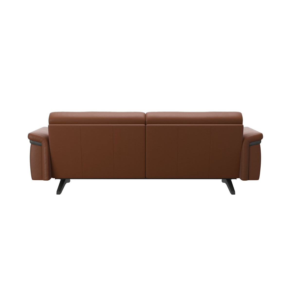 Stella Wood - 2.5-Seater Sofa - Paloma New cognac - Grey