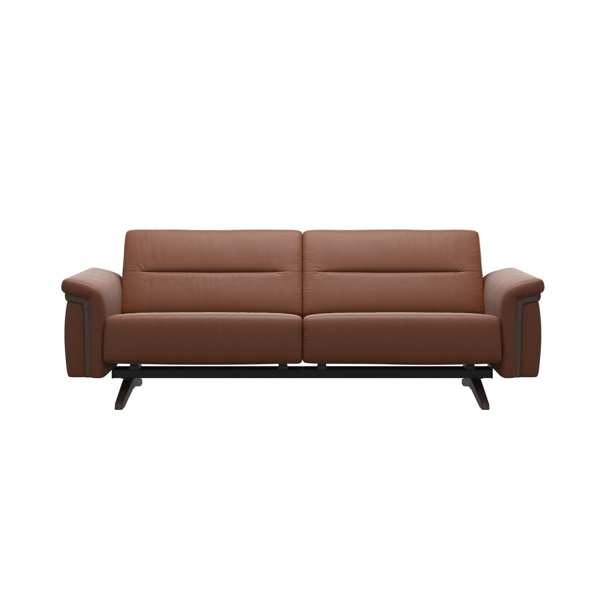 Stella Wood - 2.5-Seater Sofa - Paloma New cognac - Wenge