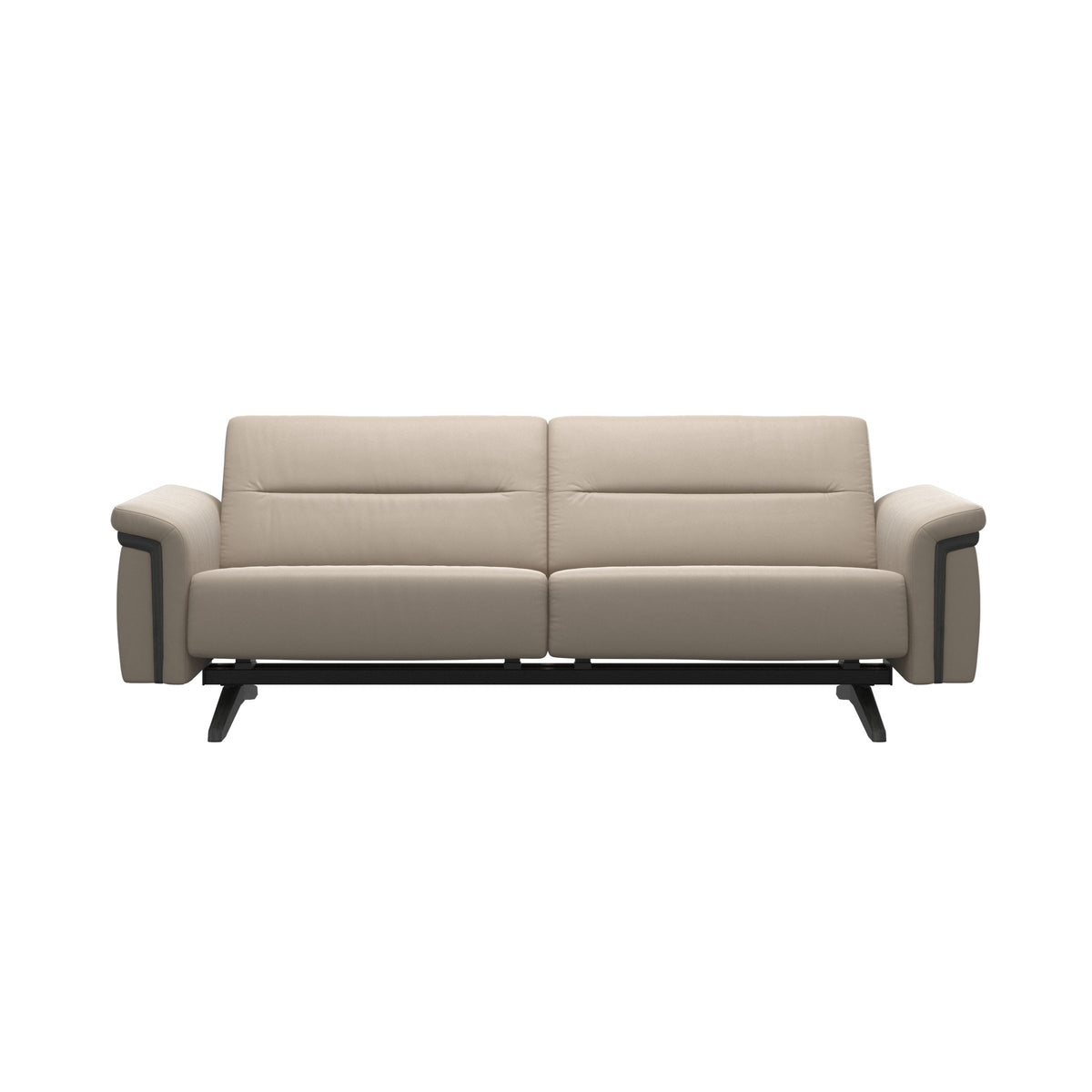 Stella Wood - 2.5-Seater Sofa - Paloma Mushroom - Grey