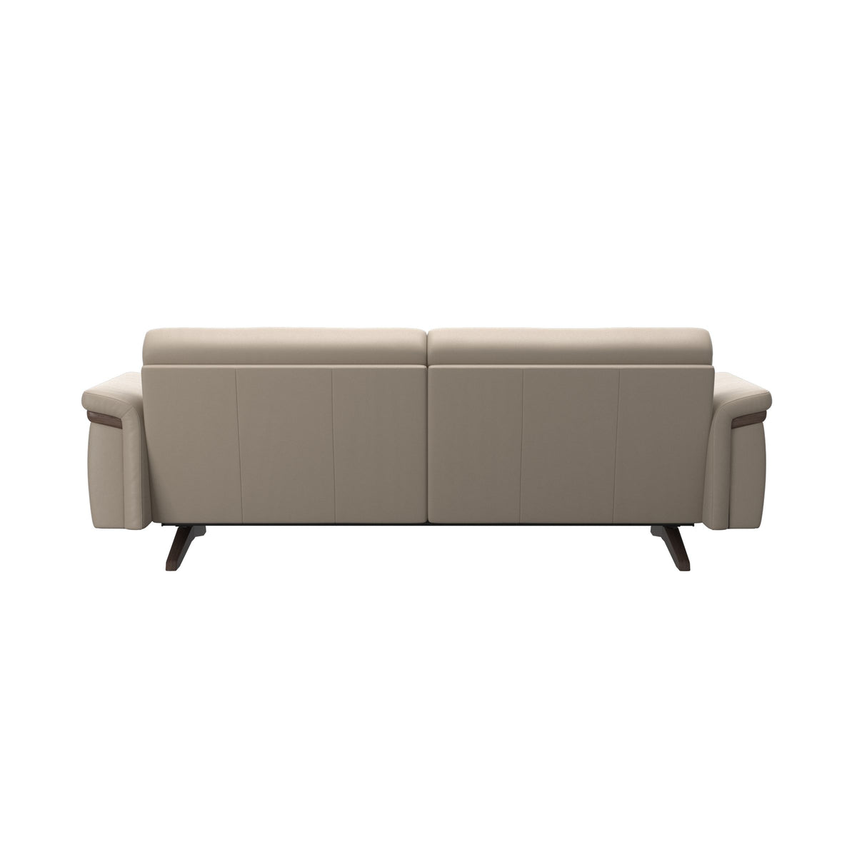 Stella Wood - 2.5-Seater Sofa - Paloma Mushroom - Wenge