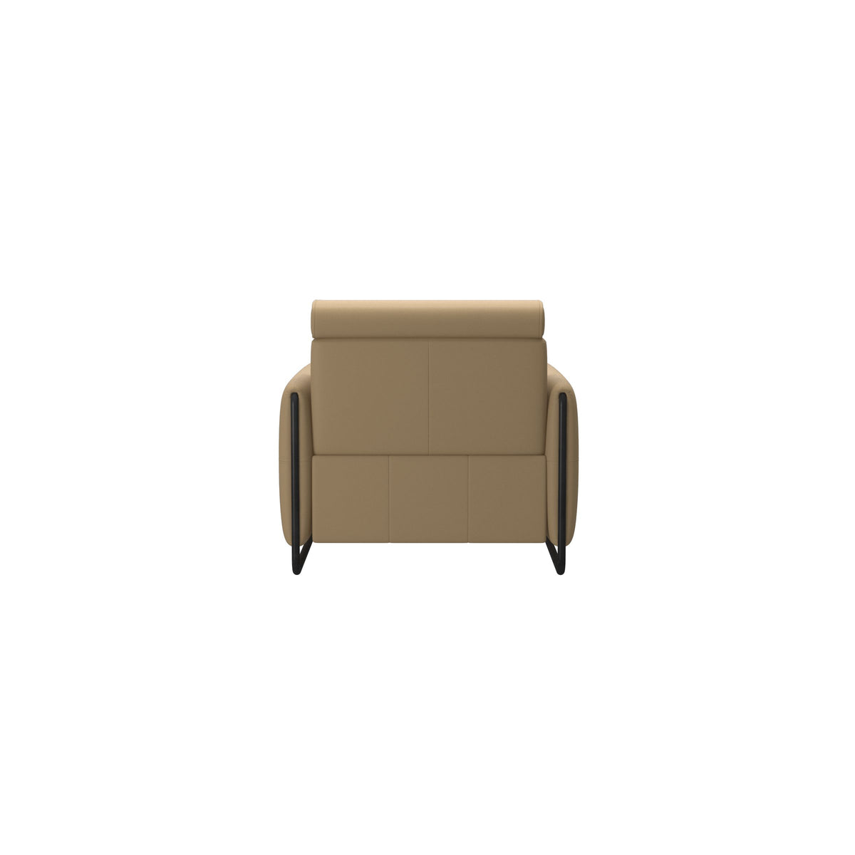 Emily Steel - Chair - Paloma Sand - Matte Black