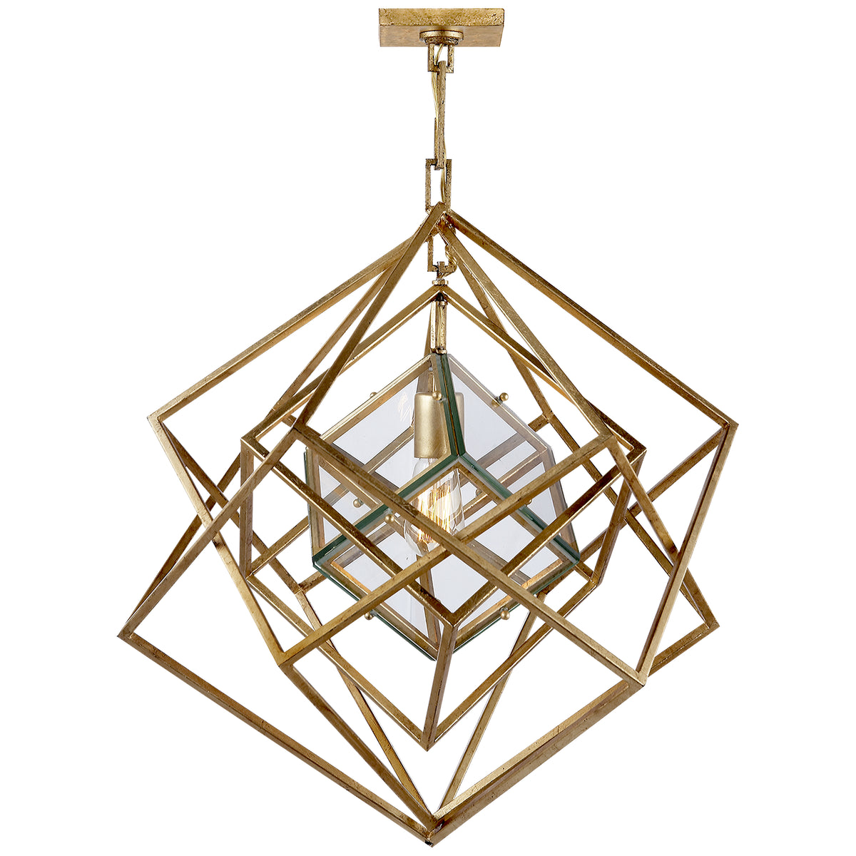Cubist One Light Chandelier