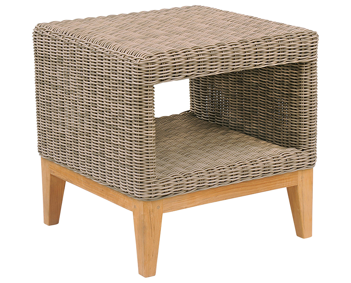 Frances Side Table with Glass