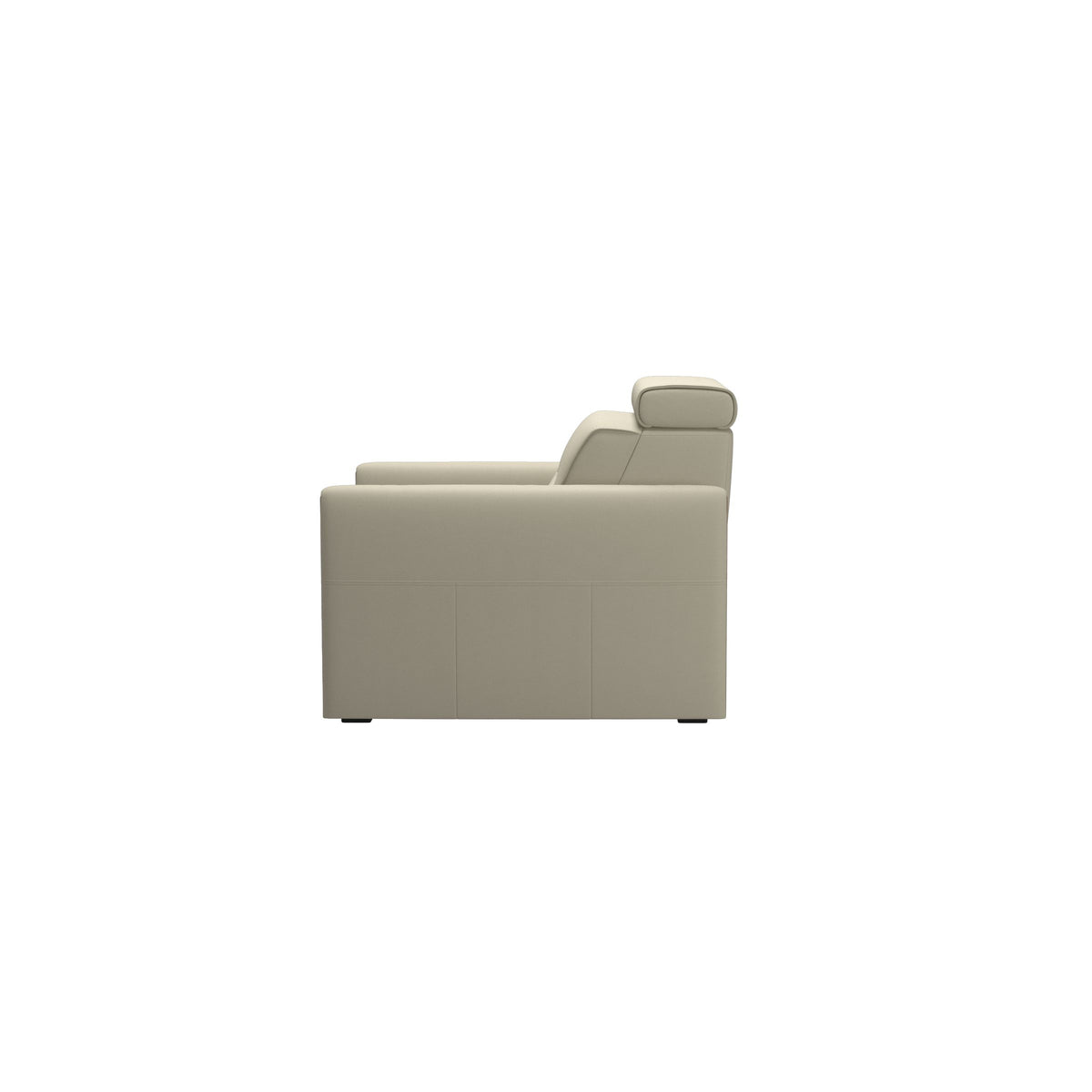 Emily Wood - Chair with Power - Paloma Light Grey - Walnut