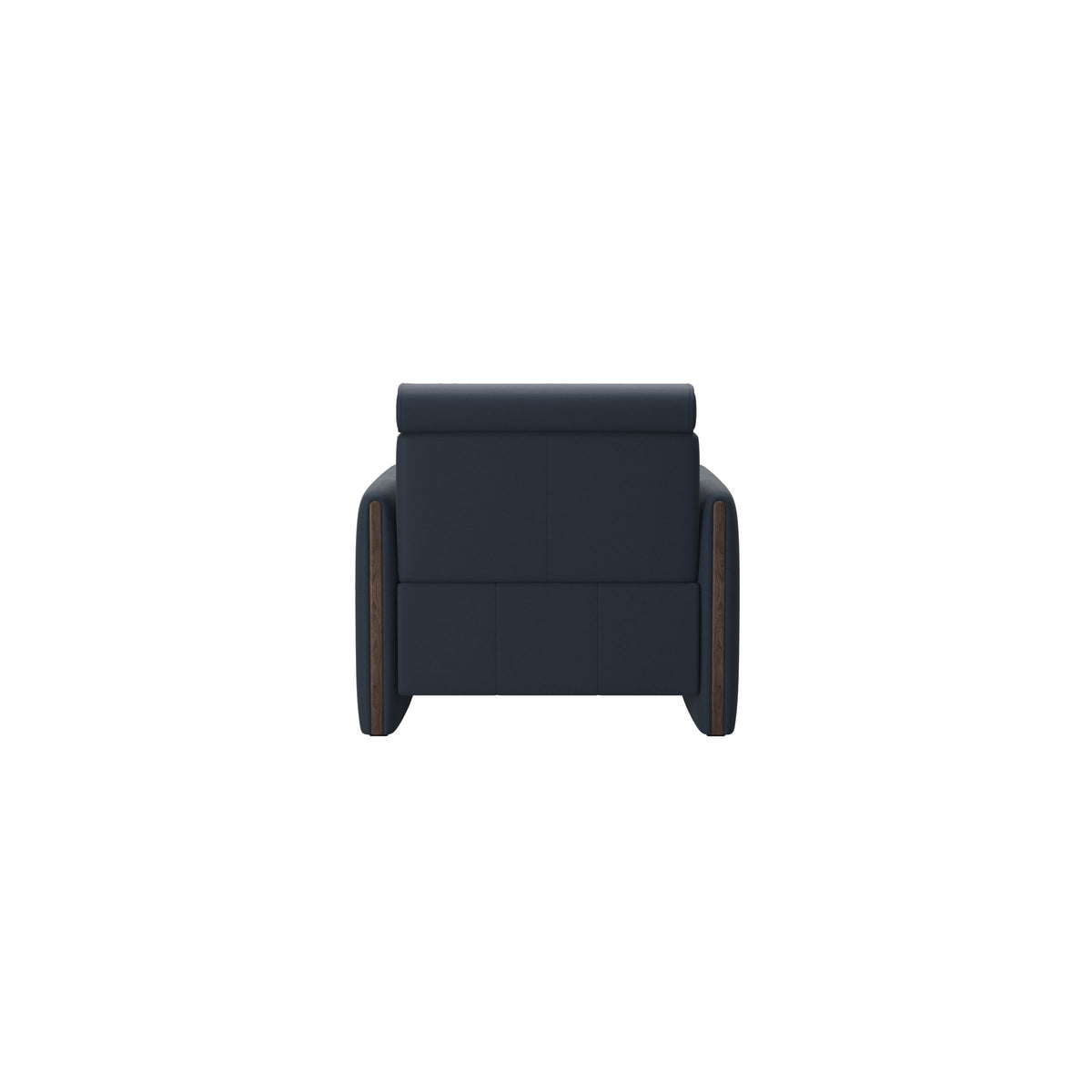 Emily Wood - Chair with Power - Paloma Oxford Blue - Wenge