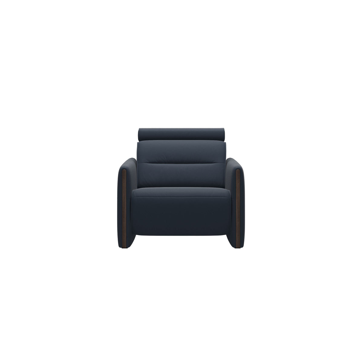 Emily Wood - Chair with Power - Paloma Oxford Blue - Wenge